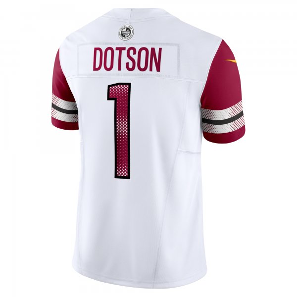 Men's Washington Commanders Jahan Dotson Nike White Vapor F.U.S.E. Limited Jersey