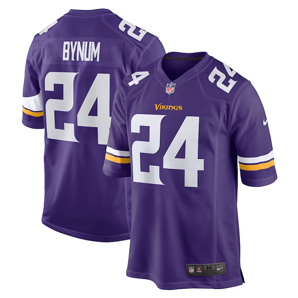 Youth Minnesota Vikings #24 Camryn Bynum Nike Purple Player Game Jersey