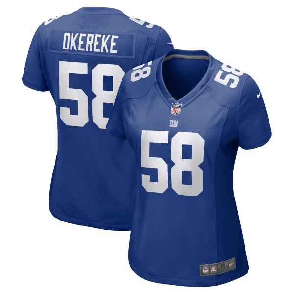 Women's New York Giants Bobby Okereke Nike Royal Game Player Jersey