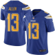 Nike Los Angeles Chargers #13 Keenan Allen Electric Blue Men's Stitched NFL Limited New Color Rush Jersey