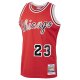 Men's Chicago Bulls Michael Jordan Mitchell & Ness Red 1984/85 Hardwood Classics Rookie Jersey