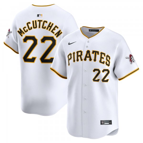 Men's Pittsburgh Pirates Andrew McCutchen Nike White Home Limited Player Jersey