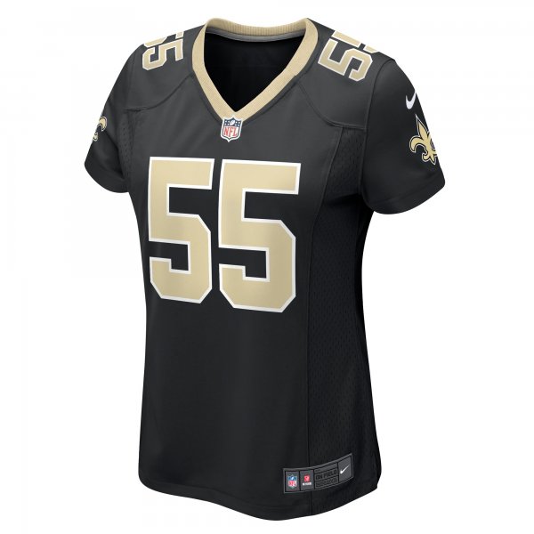 Women's New Orleans Saints Isaiah Foskey Nike  Black Team Game Jersey