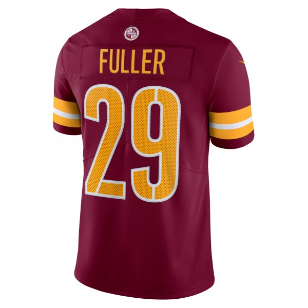 Men's Washington Commanders Kendall Fuller Nike Burgundy Vapor Limited Jersey