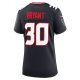 Women's Houston Texans Myles Bryant Nike  Navy Team Game Jersey