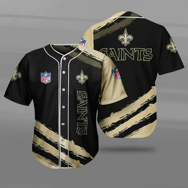 New Orleans Saints NFL 3D Digital Printed Fashion Baseball Legend Jersey