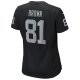 Women's Las Vegas Raiders Tim Brown Nike Black Game Retired Player Jersey