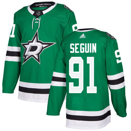 Adidas Dallas Stars #91 Tyler Seguin Green Home Youth Stitched NHL Jersey