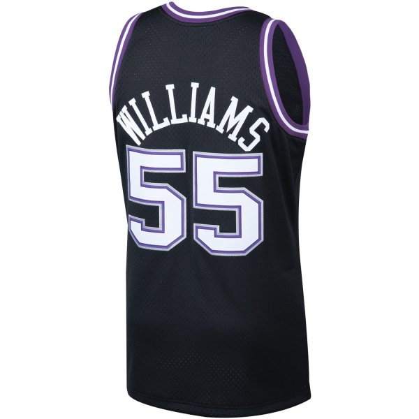 Men's Sacramento Kings Jason Williams Mitchell & Ness Black 2000/01 Hardwood Classics Swingman Jersey