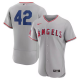 Men's Los Angeles Angels #42 Nike 2023 Jackie Robinson Day Gray Flex Base Jersey