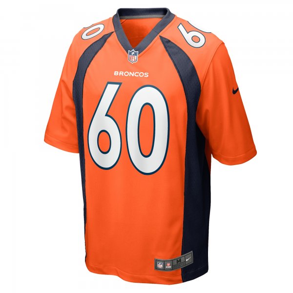 Men's Denver Broncos Luke Wattenberg Nike Orange Game Player Jersey