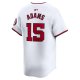 Men's Washington Nationals Riley Adams Nike White Home Limited Player Jersey