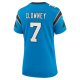 Women's Carolina Panthers Jadeveon Clowney Nike  Blue Alternate  Game Jersey