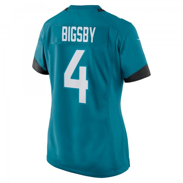 Women's Jacksonville Jaguars Tank Bigsby Nike Teal Game Jersey