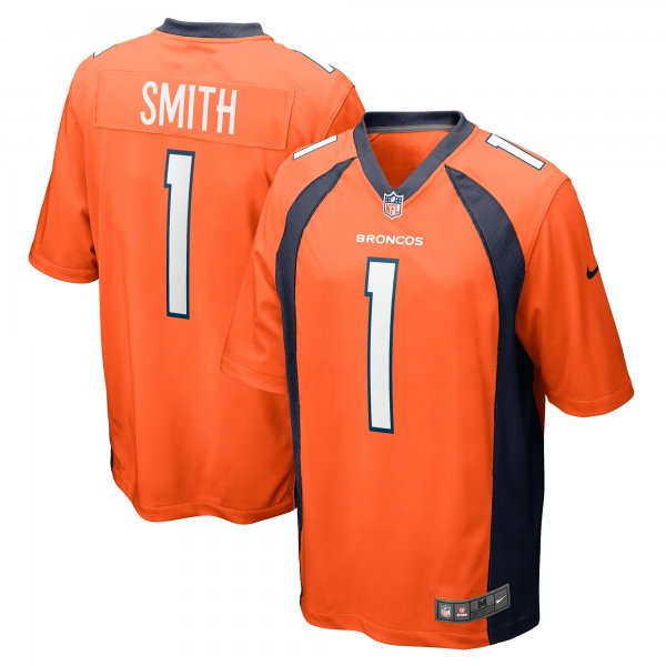 Men's Denver Broncos Tremon Smith Nike Orange Game Jersey