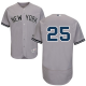 New York Yankees #25 Gleyber Torres Grey Flexbase Collection Stitched MLB Jersey