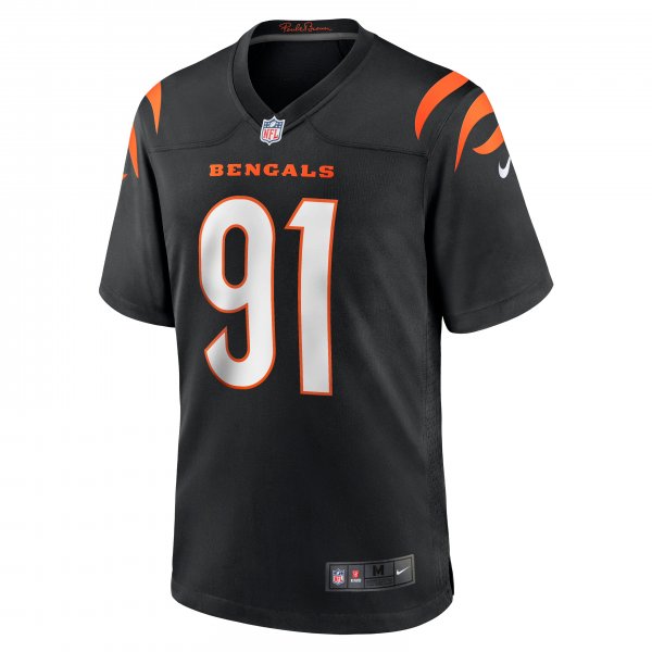 Men's Cincinnati Bengals Trey Hendrickson Nike Black Game Jersey