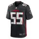 Men's Atlanta Falcons Kaden Elliss Nike Black Game Player Jersey