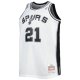 Men's San Antonio Spurs Tim Duncan Mitchell & Ness White Big & Tall Hardwood Classics 1998/99 Swingman Jersey