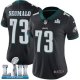 Women's Nike NFL Philadelphia Eagles #73 Isaac Seumalo Limited Alternate Black Vapor Untouchable Super Bowl LII Jersey