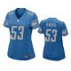 Women's Nike NFL Detroit Lions Charles Harris #53 Blue Limited Jersey