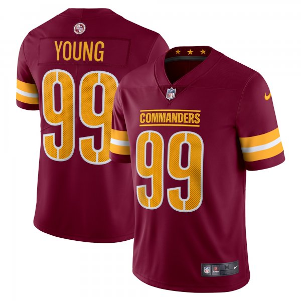 Men's Washington Commanders Chase Young Nike Burgundy Vapor Limited Jersey