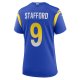 Women's Los Angeles Rams Matthew Stafford Nike Royal Game Jersey