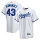 Men's Kansas City Royals Carlos HernÃÂ¡ndez Nike White Home  Replica Player Jersey