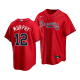 Men's Atlanta Braves #12 Sean Murphy Cool Base Nike Red Alternate Jersey