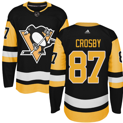 Adidas Pittsburgh Penguins #87 Sidney Crosby Black Alternate Stitched NHL Jersey