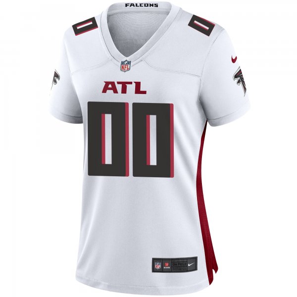 Women's Nike Atlanta Falcons White Custom Game Jersey