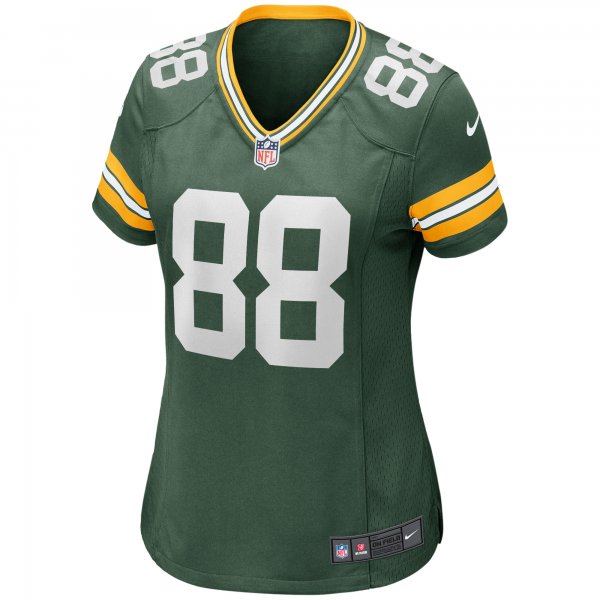 Women's Green Bay Packers Jermichael Finley Nike Green Game Retired Player Jersey