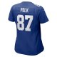 Women's New York Giants Makai Polk Nike Royal Home Game Player Jersey