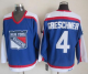 New York Rangers #4 Ron Greschner Blue/White CCM Throwback Stitched NHL Jersey