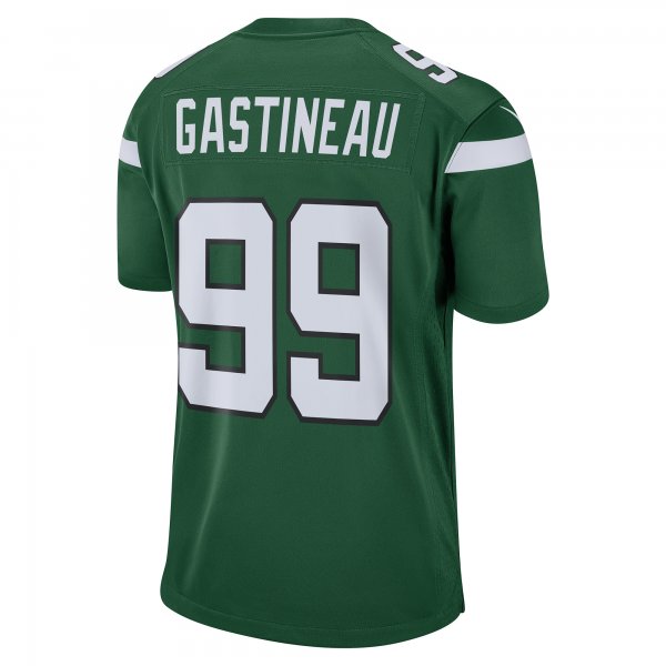 Men's New York Jets Mark Gastineau Nike Gotham Green Retired Player Game Jersey