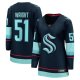 Women's Seattle Kraken Shane Wright Fanatics Deep Sea Blue Home Breakaway Jersey