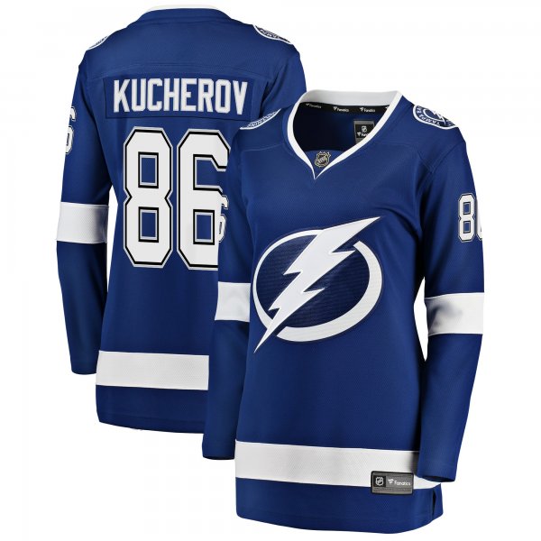 Women's Tampa Bay Lightning Nikita Kucherov Fanatics Blue Premier Breakaway Player Jersey