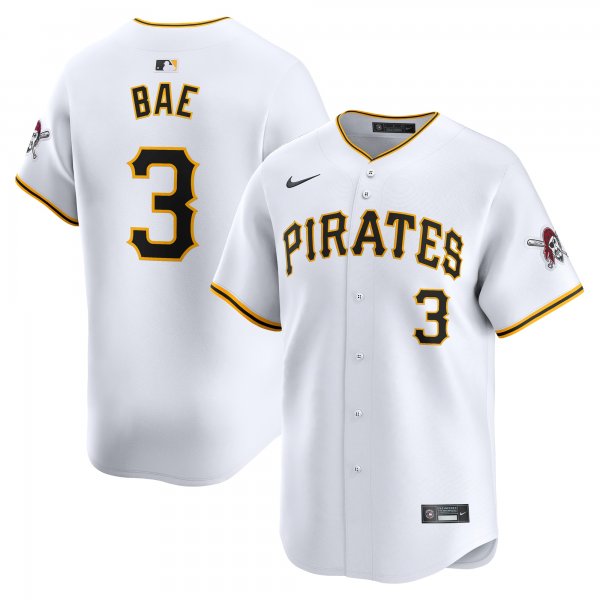 Men's Pittsburgh Pirates Ji-Hwan Bae Nike White Home Limited Player Jersey