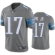 Youth Detroit Lions #17 DJ Chark Jr Gray Limited Stitched Nike NFL Jersey