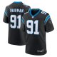 Men's Carolina Panthers Nick Thurman Nike  Black Team Game Jersey