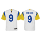 Youth Los Angeles Rams #9 Matthew Stafford 2021 White Limited Modern Throwback NFL Jersey