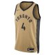 Unisex Toronto Raptors Scottie Barnes Nike Gold 2023/24 Swingman Jersey - City Edition