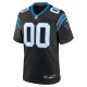 Men's Carolina Panthers Jonathon Brooks Nike Black 2024 NFL Draft Game Jersey