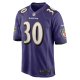 Men's Baltimore Ravens Trenton Simpson Nike  Purple  Game Jersey