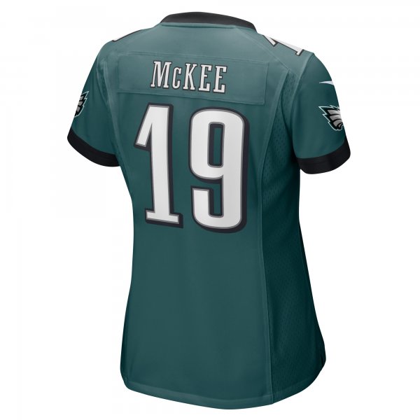 Women's Philadelphia Eagles Tanner McKee Nike Midnight Green Team Game Jersey