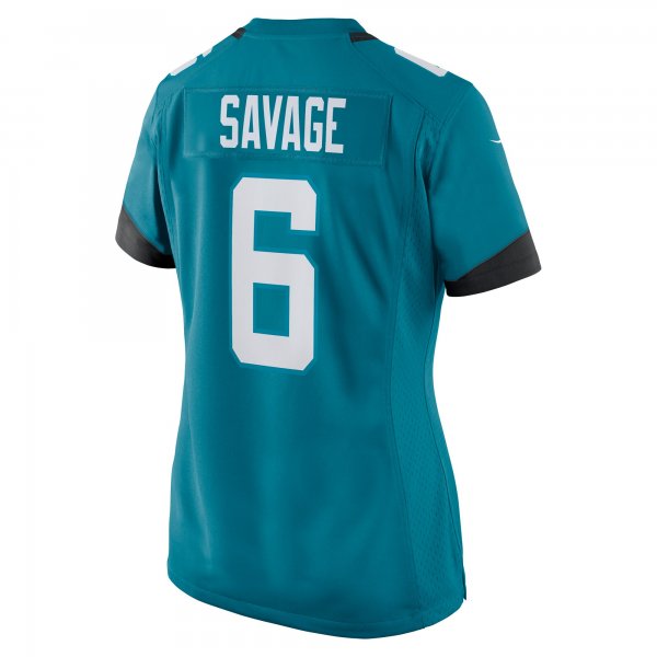 Women's Jacksonville Jaguars Darnell Savage Nike  Teal Team Game Jersey