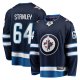 Men's Winnipeg Jets Logan Stanley Fanatics Navy Home Premier Breakaway Player Jersey