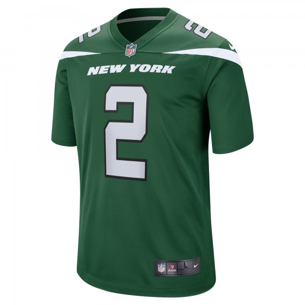 Youth New York Jets Zach Wilson Nike Gotham Green Game Jersey