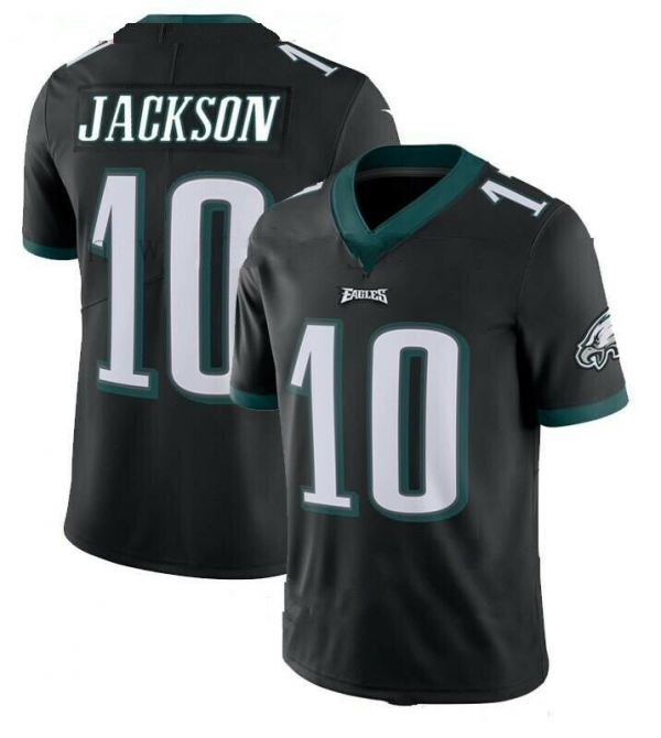 Men's Nike Philadelphia Eagles #10 Desean Jackson Black Alternate Stitched NFL Vapor Untouchable Limited Jersey