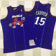 Mitchell And Ness Men's Toronto Raptors #15 Vince Carter Purple Throwback Stitched NBA Jersey